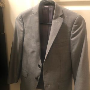 Size 10r Grey Ralph Lauren suit/shirt/tie